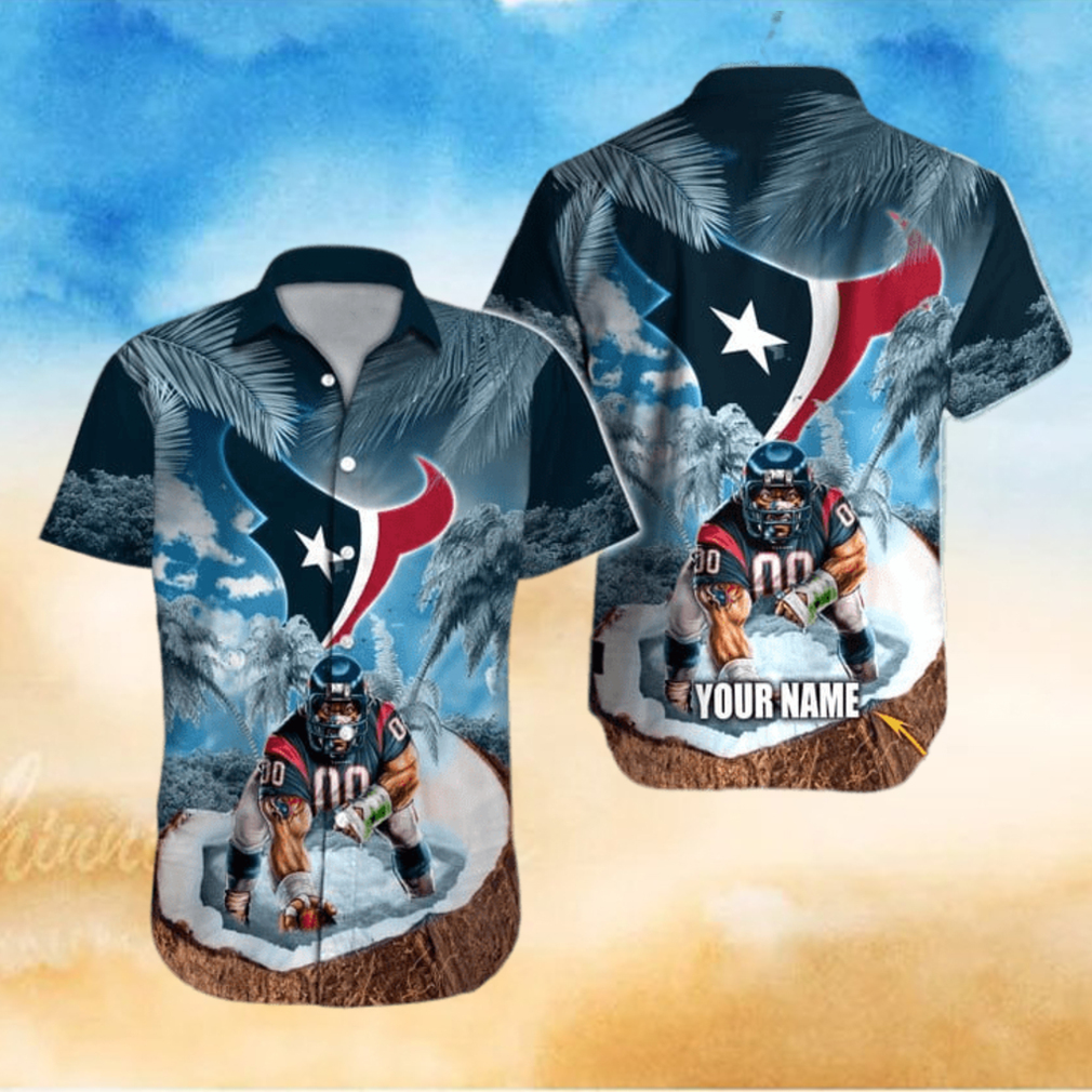 HOUSTON TEXANS NFL HAWAIIAN SHIRT HOUSTON TEXANS NFL HAWAIIAN SHIRT