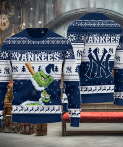 New York Yankees Grinch Christmas Ugly Sweater