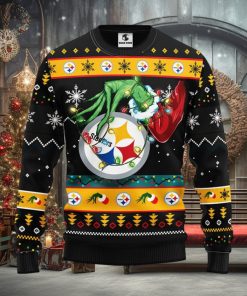 Pittsburgh Steelers Grinch Christmas Ugly Sweater