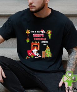 Peanuts Snoopy This Is My Kansas City Chiefs Football Watching Christmas Shirt 3 Peanuts Snoopy This Is My Kansas City Chiefs Football Watching Christmas Shirt