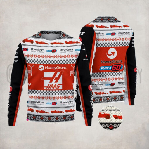 Haas F1 Team PURS1542 ugly sweater