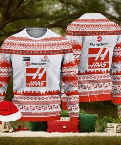Haas Formula 1 Team Kintted Christmas 3D Sweater For Men And Women