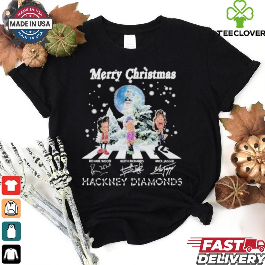 Hackney Diamonds Merry Christmas Signatures T Shirt Hackney Diamonds Merry Christmas Signatures T Shirt