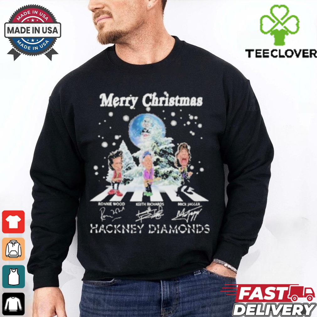 Hackney Diamonds Merry Christmas Signatures T Shirt Hackney Diamonds Merry Christmas Signatures T Shirt