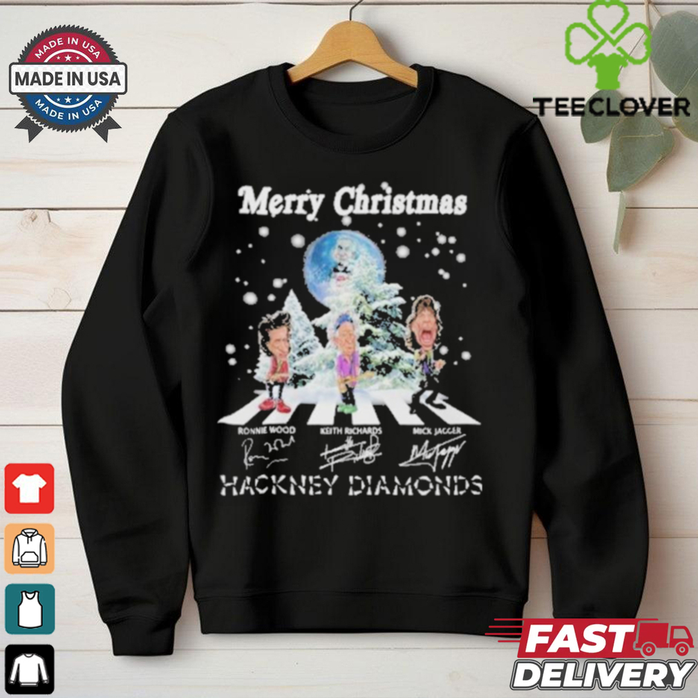Hackney Diamonds Merry Christmas Signatures T Shirt Hackney Diamonds Merry Christmas Signatures T Shirt
