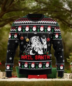 Hail Santa Ugly Christmas Sweater Gift Men Women