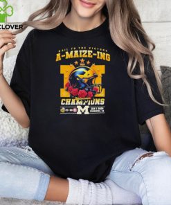 Hail to the Victors A Maize Ing Michigan Wolverines Champions 27 20 Alabama Shirt