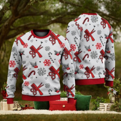 Hair Stylist Christmas Pattern Sweater Trending For Men And Women Gift Holidays
