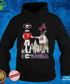 Hairy Dawg Georgia Bulldogs_ Blooper Atlanta Braves t Shirt