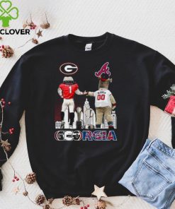 Hairy Dawg Georgia Bulldogs_ Blooper Atlanta Braves t Shirt