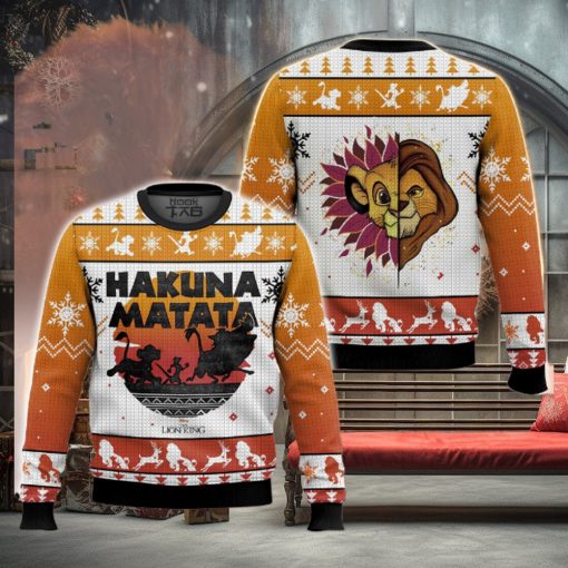 Hakuna Matata Lion King Simba Ugly Sweater