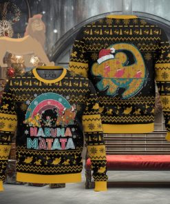 Hakuna Matata Simba Black Ugly Sweater