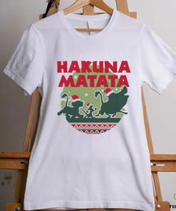Hakuna Matata Simba Timon Pumbaa Christmas shirt 1 Hakuna Matata Simba Timon Pumbaa Christmas shirt