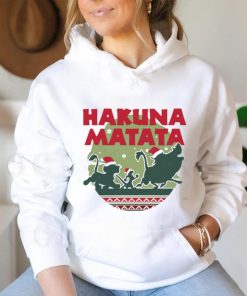 Hakuna Matata Simba Timon Pumbaa Christmas shirt 3 Hakuna Matata Simba Timon Pumbaa Christmas shirt