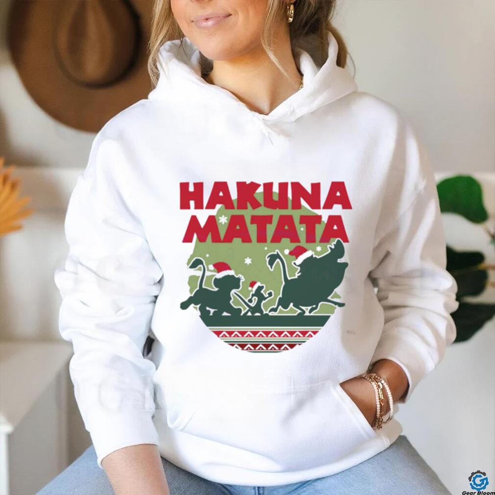 Hakuna Matata Simba Timon Pumbaa Christmas shirt Hakuna Matata Simba Timon Pumbaa Christmas shirt