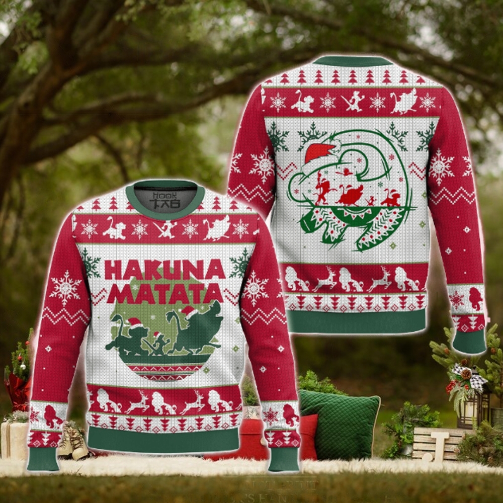 Hakuna Matata Simba Ugly Sweater Hakuna Matata Simba Ugly Sweater
