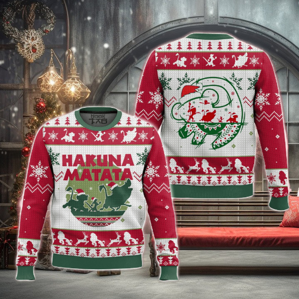 Hakuna Matata Simba Ugly Sweater Hakuna Matata Simba Ugly Sweater