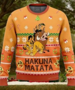 Hakuna Matata The Lion King Disney Ugly Sweater