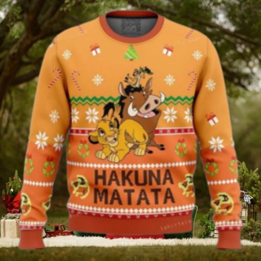 Hakuna Matata The Lion King Disney Ugly Sweater