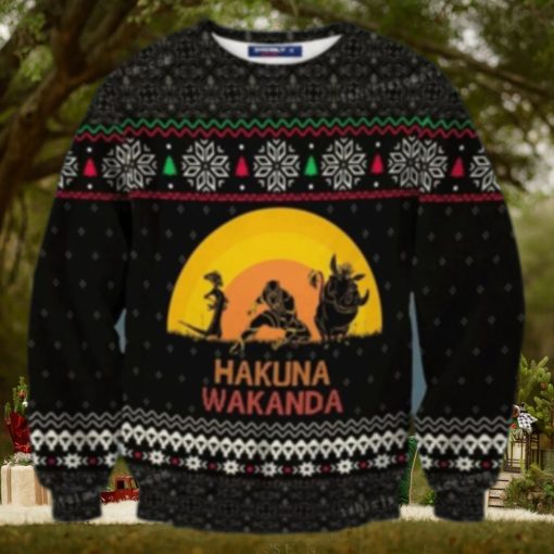 Hakuna Wakanda Marvel Ugly Sweater