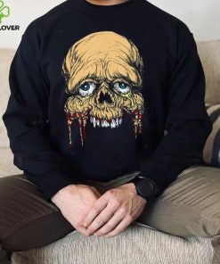 Half Face Zombie Skull Horror Art shirt