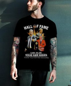 Hall Of Fame Basketball Gary Blair Texas A&M Aggies Shirt