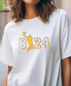 Hall of Fame Sports Memorabilia Tribute T Shirt for 8 24 Legend Kobe Support Los Angeles Basketball Shirt