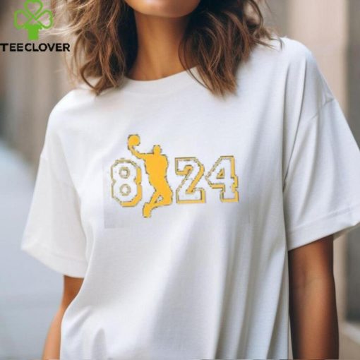 Hall of Fame Sports Memorabilia Tribute T Shirt for 8 24 Legend Kobe Support Los Angeles Basketball Shirt