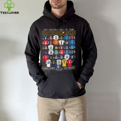 Hall of fame quarterback legends shirt