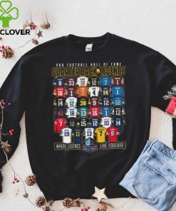 Hall of fame quarterback legends shirt