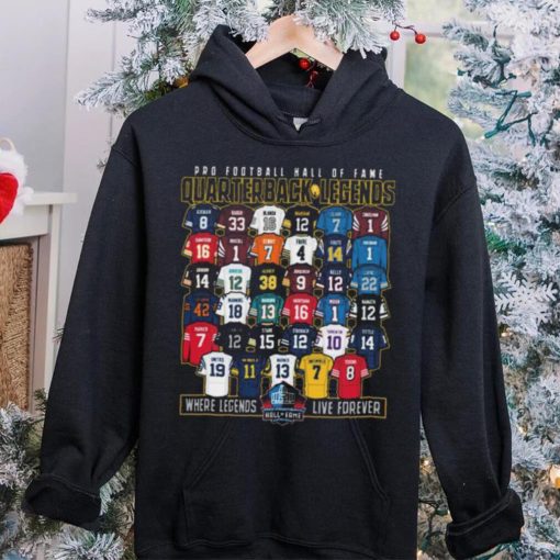Hall of fame quarterback legends shirt