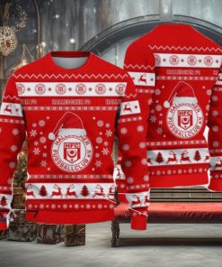 Hallescher FC Surf Bundesliga Logo Team Design Ugly Christmas Sweater For Fans Gift