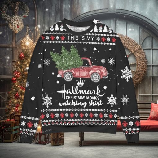 Hallmark Christmas Movies Watching Shirt Ugly Sweater Party