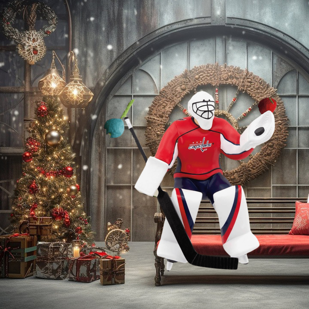Hallmark NHL Washington Capitals Goalie Christmas Ornament Hallmark NHL Washington Capitals Goalie Christmas Ornament