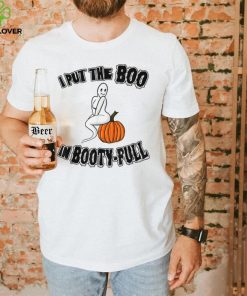 Halloween 2022 I put the Boo in Booty Full Ghost T Shirt 5