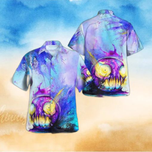 Halloween Aloha Gastly Pokemon Hawaiian Shirt Summer Beach Gift