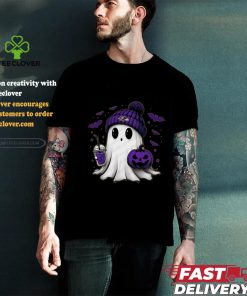 Halloween Baltimore Ravens NFL Football Fan Ghost with Pumpkin shirt 3 Halloween Baltimore Ravens NFL Football Fan Ghost with Pumpkin shirt