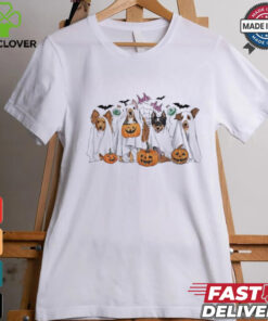 Halloween Boo Dogs Ghost Pumpkins Spooky Dog Lover Outfit Shirt 2 Halloween Boo Dogs Ghost Pumpkins Spooky Dog Lover Outfit Shirt