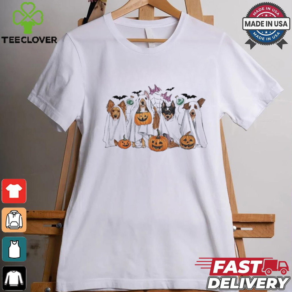 Halloween Boo Dogs Ghost Pumpkins Spooky Dog Lover Outfit Shirt Halloween Boo Dogs Ghost Pumpkins Spooky Dog Lover Outfit Shirt