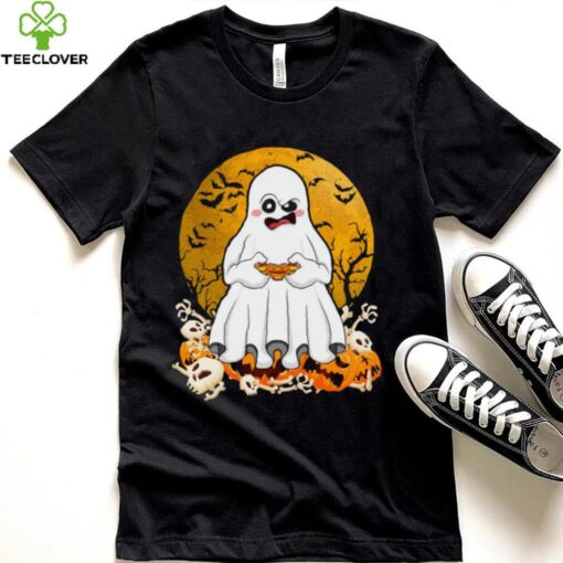 Halloween Boo Ghost Gamer T Shirt Boys Kids Teens Gaming Outfit Boys Shirt