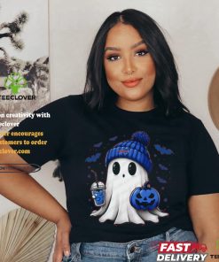 Halloween Buffalo Bills NFL Football Fan Ghost with Pumpkin shirt