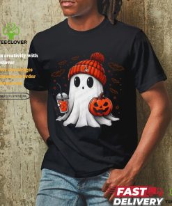 Halloween Cleveland Browns NFL Football Fan Ghost with Pumpkin shirt 2 Halloween Cleveland Browns NFL Football Fan Ghost with Pumpkin shirt