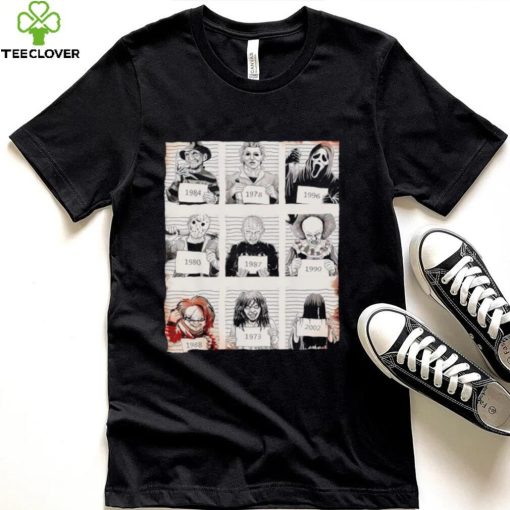 Halloween Creepy Legends Killer Mugshots Horror shirt