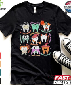Halloween Dental Boo Crew Dentist Costume Teeth Shirt