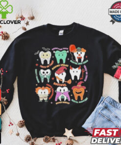 Halloween Dental Boo Crew Dentist Costume Teeth Shirt