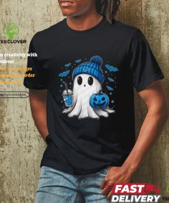 Halloween Detroit Lions NFL Football Fan Ghost with Pumpkin shirt 2 Halloween Detroit Lions NFL Football Fan Ghost with Pumpkin shirt