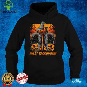Halloween Fully Vaccinated Monster Trick Or Treat Pumpkin T Shirt