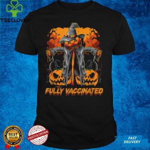 Halloween Fully Vaccinated Monster Trick Or Treat Pumpkin T Shirt