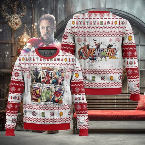 Halloween Heroes Tarot Avengers Ugly Sweater
