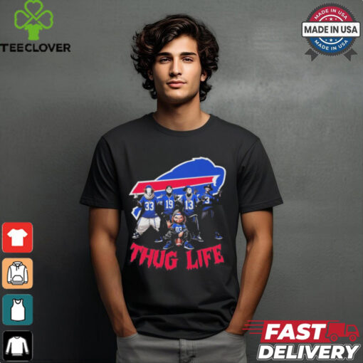 Halloween Horror Characters X Buffalo Bills Thug Life Shirt
